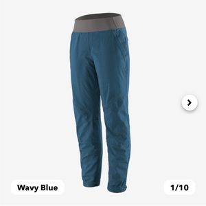 Women's Caliza Rock Pants - Regular size 6, color wavy blue